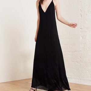 Reformation Black Angelina Maxi Dress M
